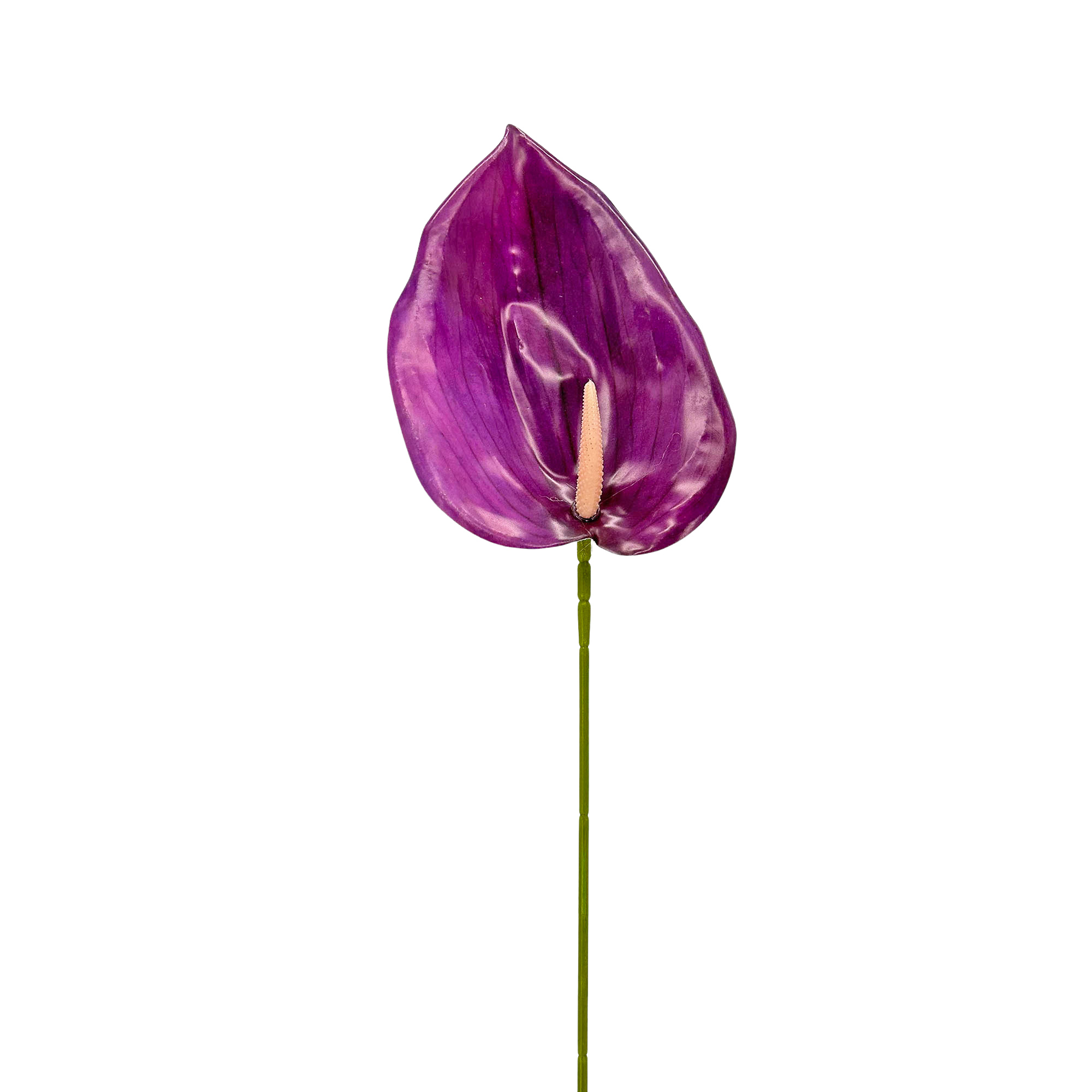 IMG_7126 GNW Purple Artificial Anthurium LRR-293 - Image 1