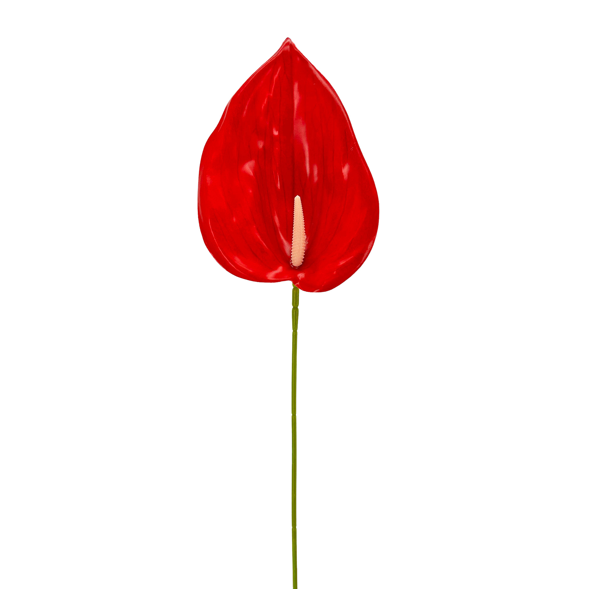 IMG_7130 GNW Red Artificial Anthurium LRR-288 - Image 1