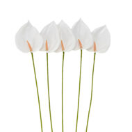 GNW White Artificial Anthurium LRR-281 - Image 2