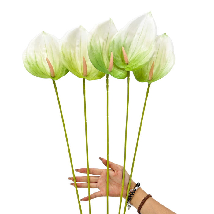 GNW Green Artificial Anthurium LRR-283 - Image 3