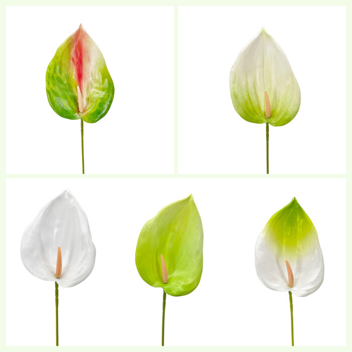GNW Green Artificial Anthurium LRR-283 - Image 4
