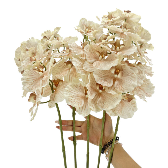 GNW Brown Artificial Orchids GYX-32 - Image 3