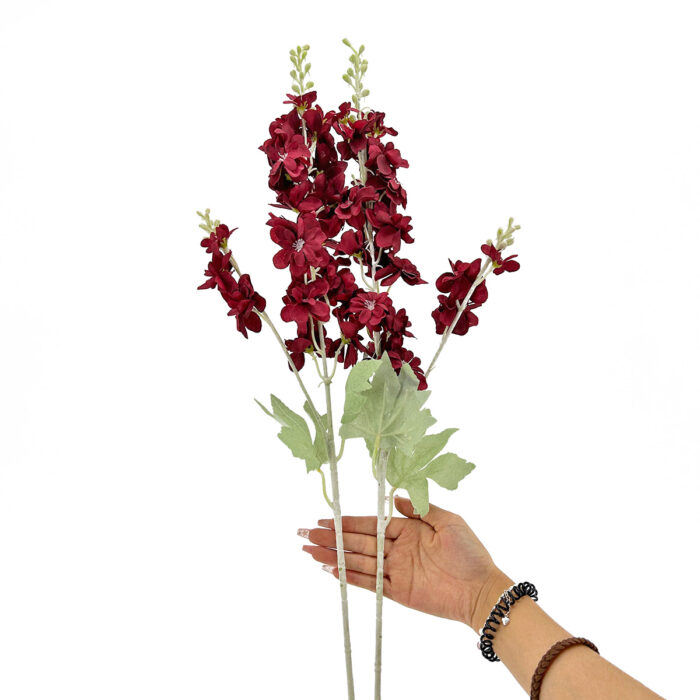 GNW Red Artificial Delphinium LR-665 - Image 2