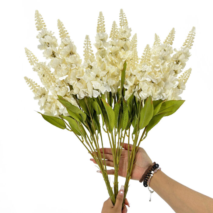 GNW White Artificial Delphinium YH-01 - Image 2