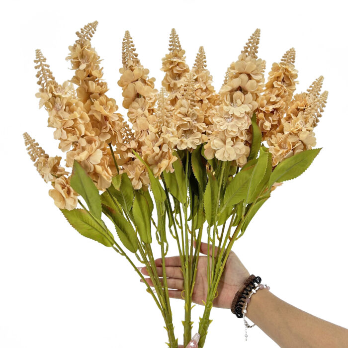 GNW Khaki Artificial Delphinium YH-04 - Image 2