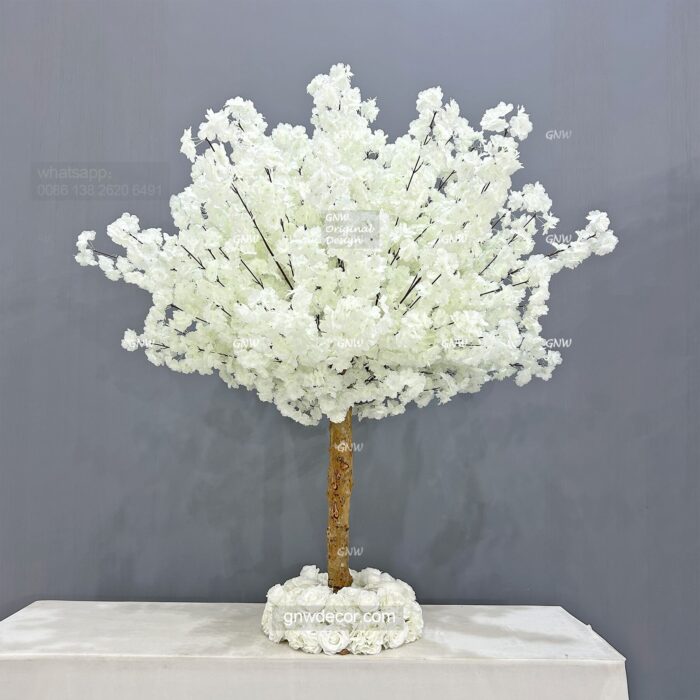 GNW Pink Artificial Silk Cherry Blossom Branch CH-21 - Image 5