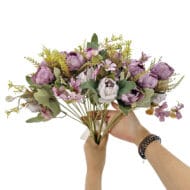 GNW Purple Artificial Peony LRX-39 - Image 3