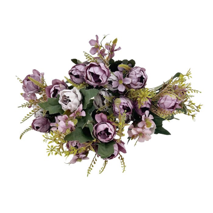 GNW Purple Artificial Peony LRX-39 - Image 2