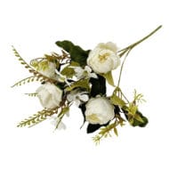 GNW White Artificial Peony LRX-37 - Image 2