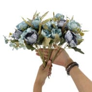 GNW Blue Artificial Peony LRX-40 - Image 2
