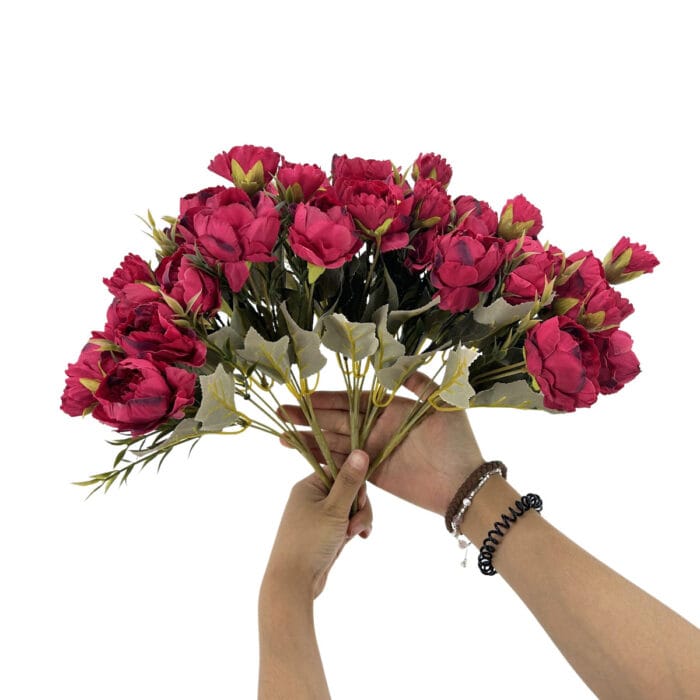 GNW Red Artificial Peony TN-08 - Image 2