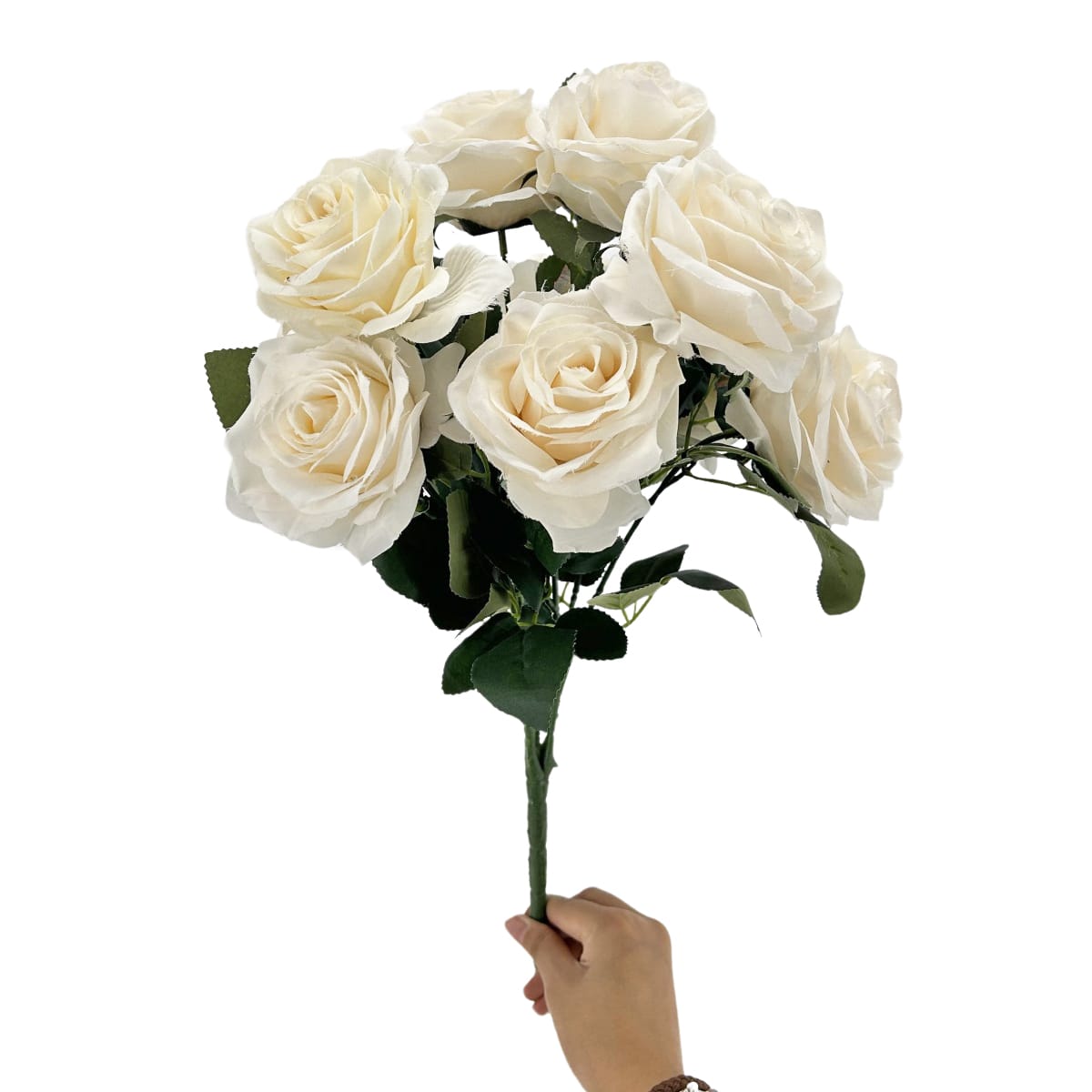 IMG_1060 GNW White Artificial Spray Roses RX-04 - Image 1