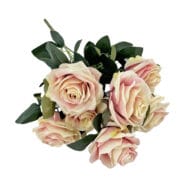 GNW Pink Artificial Spray Roses RX-05 - Image 2