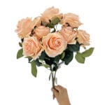 GNW Pink Artificial Spray Roses RX-07