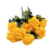 GNW Yellow Artificial Spray Roses RX-10 - Image 2