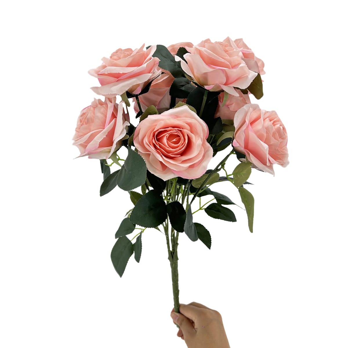 IMG_1092 GNW Pink Artificial Spray Roses RX-12 - Image 1