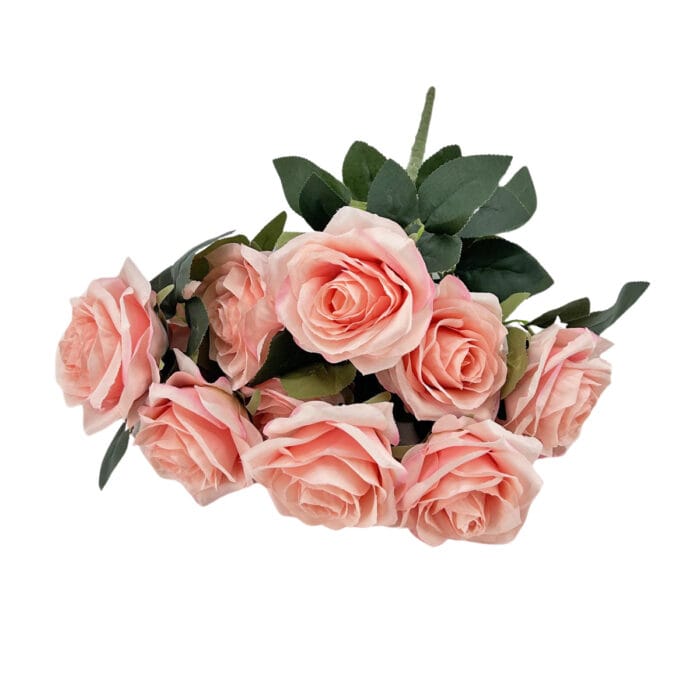 GNW Pink Artificial Spray Roses RX-12 - Image 2