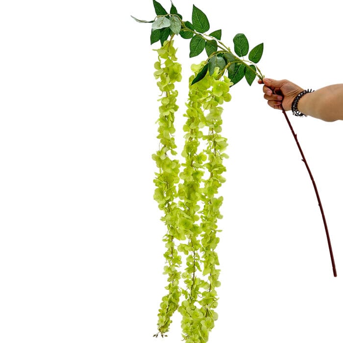 GNW Green Artificial Wisteria Flowers HYR-23 - Image 2