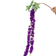 GNW Purple Artificial Wisteria Flowers HYR-26 - Image 2