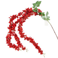 GNW Red Artificial Wisteria Flowers HYR-30