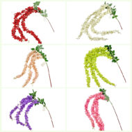 GNW Purple Artificial Wisteria Flowers HYR-26 - Image 3
