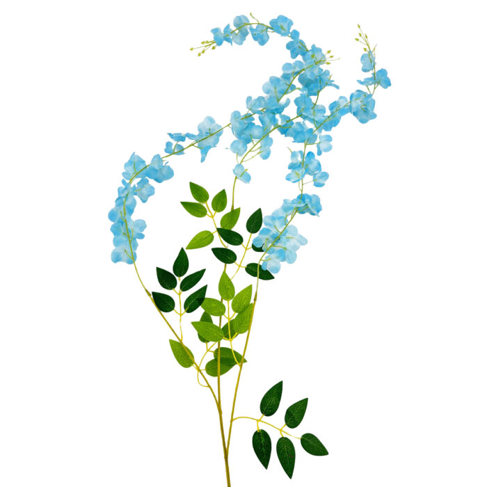 GNW Blue Artificial Wisteria Flowers HYR-15 - Image 2