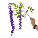 GNW Purple Artificial Wisteria Flowers HYR-18
