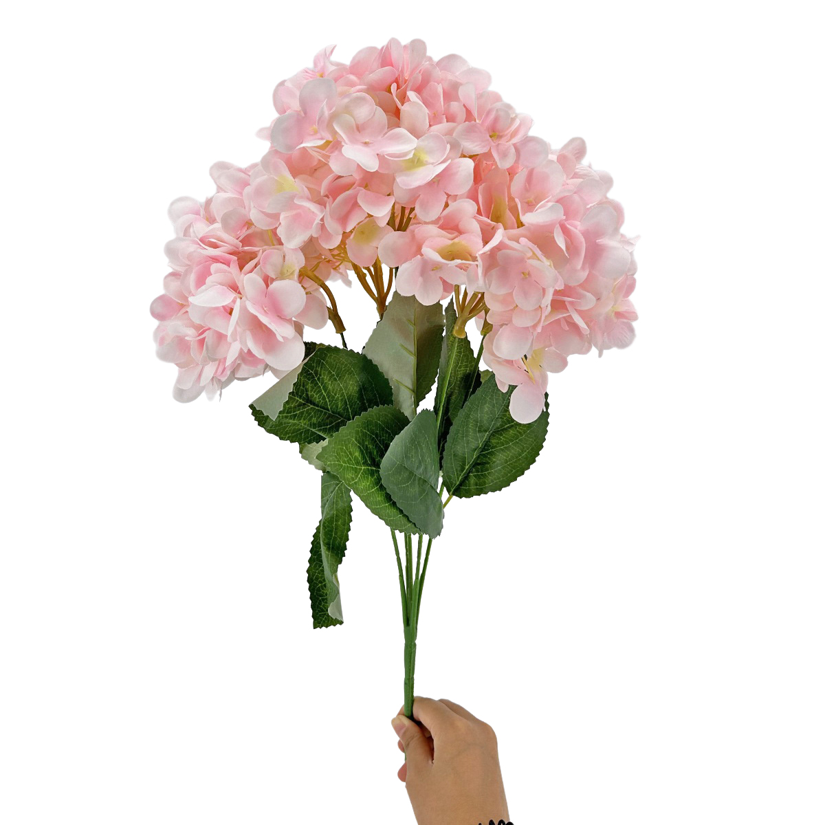 IMG_1775 GNW Pink Artificial Hydrangea Silk H-30 - Image 1