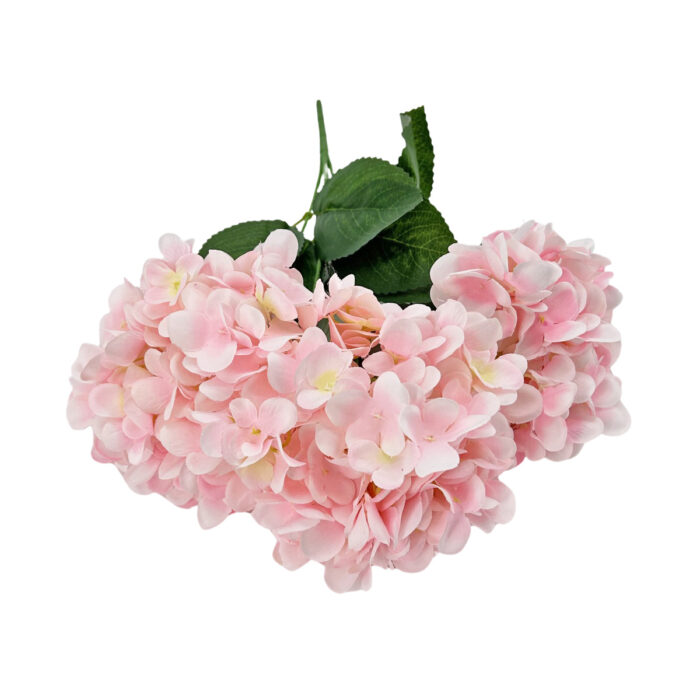 GNW Pink Artificial Hydrangea Silk H-30 - Image 2