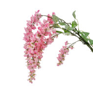 GNW Pink Artificial Wisteria Flowers JX-09