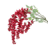 GNW Red Artificial Wisteria Flowers JX-14