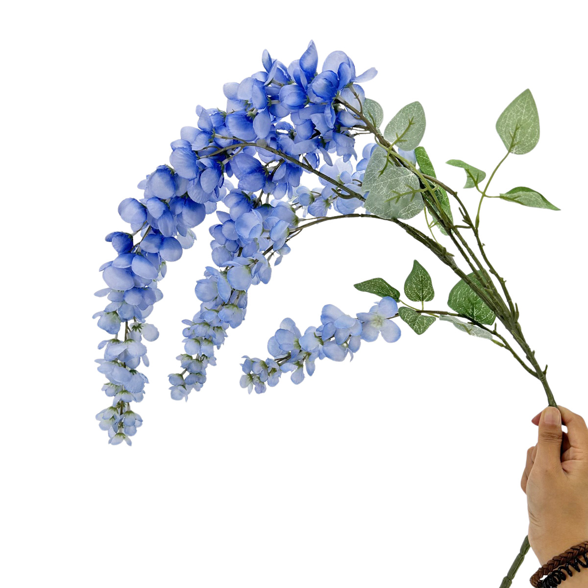 IMG_2007 GNW Blue Artificial Wisteria Flowers JX-12 - Image 1