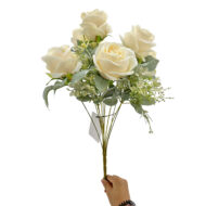 GNW Beige Artificial Spray Roses JAD-05