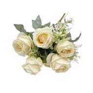 GNW Beige Artificial Spray Roses JAD-05 - Image 2
