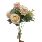GNW Pink Artificial Spray Roses JAD-03
