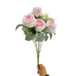 GNW Pink Artificial Spray Roses JAD-04
