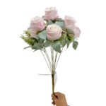 GNW Pink Artificial Spray Roses JAD-02