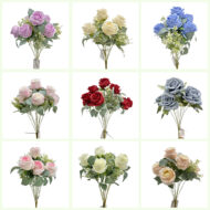 GNW Pink Artificial Spray Roses JAD-02 - Image 3