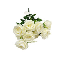 GNW White Artificial Spray Roses GF-01 - Image 2