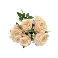 GNW Champagne Pink Artificial Spray Roses GF-05 - Image 2