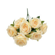 GNW Champagne Artificial Spray Roses GF-04 - Image 2