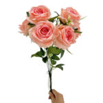 GNW Pink Artificial Spray Roses GF-03