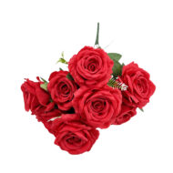 GNW Red Artificial Spray Roses GF-08 - Image 2