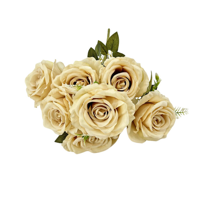 GNW Khaki Artificial Spray Roses GF-10 - Image 2