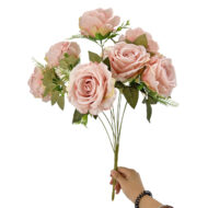 GNW Pink Artificial Spray Roses GF-09