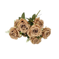 GNW Brown Artificial Spray Roses GF-13 - Image 2