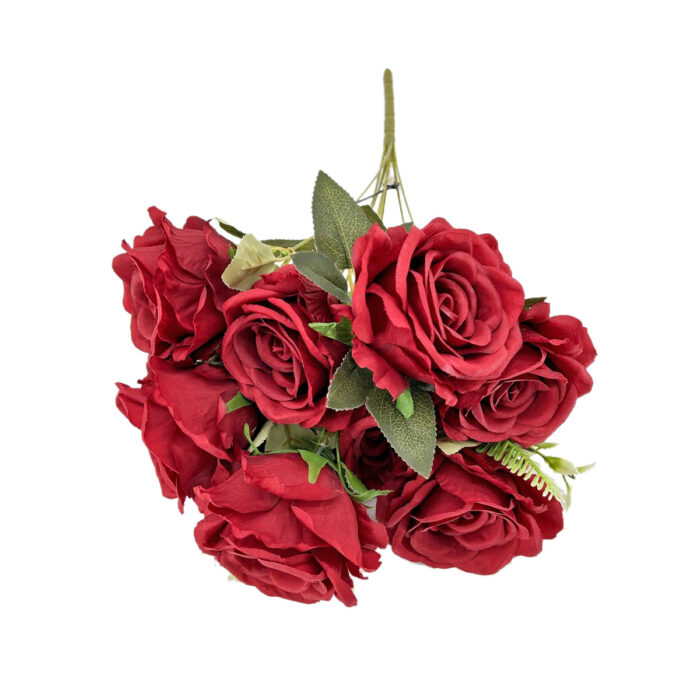 GNW Wine Artificial Spray Roses GF-16 - Image 2