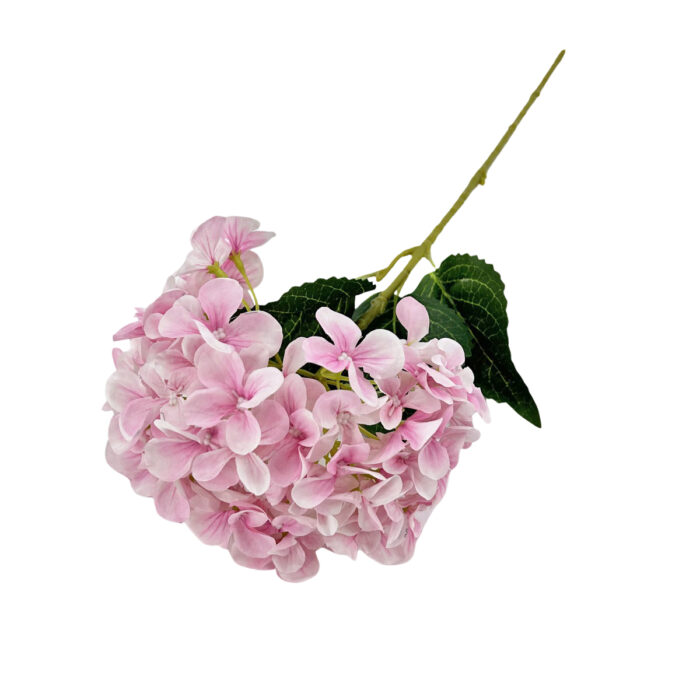 GNW Pink Artificial Hydrangea Silk WXX-09 - Image 2