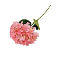 GNW Pink Artificial Hydrangea Silk WXX-12-3 - Image 2