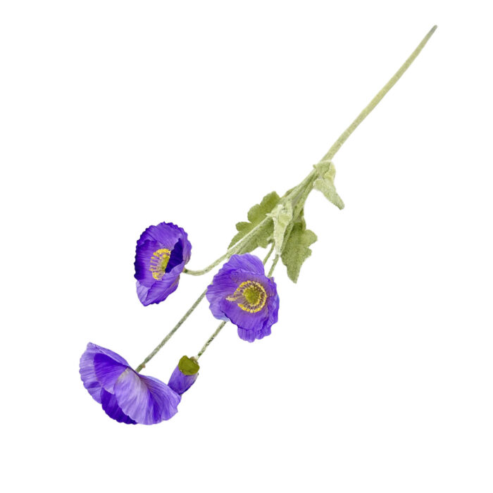 GNW Purple Faux Poppy WX-159 - Image 2